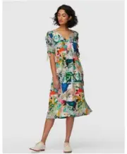 GORMAN X SPENCER SHAKESPEARE BNWT Tallebudgera Silk Dress Colourful - Size 16