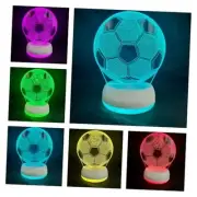 Soccer Ball LED Night Light - Multi-Color Changing Football Bedside Desk Lamp