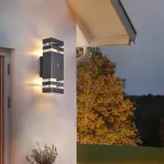 LED Outdoor Lighting Dusk to Dawn Sensor Wall Lanterns Waterproof Up/Down Lamp