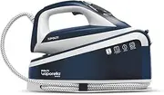 Polti Vaporella Express VE30.10, High Performance Steam Generator Iron, up to 8 Bar Pump, Eco Function, with ONE TEMPERATURE Technology and Digital Setting, Blue/White