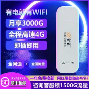 WIFI路由器 網路分享器 網路接收器新訊無線wifi隨身wifi無限流量永久上網插卡路由器有電就有全網通