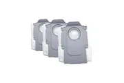 3 Roborock Dust Bags For S8 MaxV Ultra, S8 Max Ultra, Qrevo & Saros Series Robot Vacuums Genuine