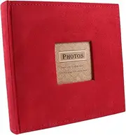 GRIRIW 1 PC Plush Memorial Book Scrapbook Album Photo Book Photos Family Photo Picture Scrapbook Scrapbooking DIY Scrapbooks Yearbook Red
