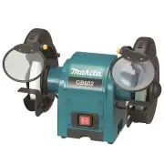Makita BENCH GRINDER 250W 150mm 2 Wheel Covers, Built In Tool Rest Japan Brand