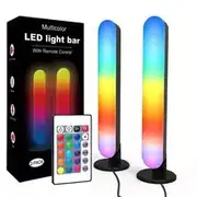 RGB Light Music Rhythm Pickup Lights, Upgraded USB Rechargeable Model, Christmas Decoration, Desktop, Bar