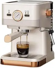 20Bar Espresso Machine, 1050W Steam High Pressure Extraction Milk Froth Coffee Machine, with 1.5L Water Tank and Detachable Drip Tray, 92° Constant Temperature Extraction for Home Use