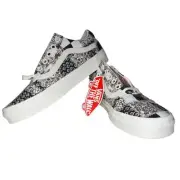 Vans Old Skool Patchwork Floral Black Pink Multi W 6.5 / M 5 Sneakers NIB