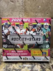2020 Panini Rookies & Stars NFL Longevity Mega Box Autograph Burrow Mahomes Love