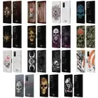 OFFICIAL ALCHEMY GOTHIC SKULL LEATHER BOOK WALLET CASE FOR SAMSUNG PHONES 2