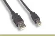 USB Printer Cable 6ft High Speed A-B Male Cord HP Canon Epson Dell