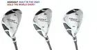 AGX MENS LEFT or RIGHT HAND #7, 8 & 9 HYBRID IRON SET GRAPHITE: ANY LENGTH/FLEX