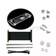 PCI-E 3.0 16X Graphics Card vertical kickstand/base with LED Light & PCI-E Cable