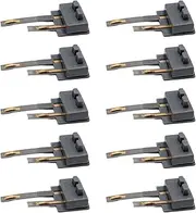 ａ aternee 10 Pieces Model Trains HO Scale Digital Power Connecting Clips,Power Box,1/87,Model Railway Accessories for HO,Model Trains, Gray