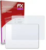 atFoliX armored film compatible with Apple Magic Trackpad 2 glass foil 9H protective armor 03 FX HYBRID GLASS