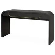 Harley 1.4m Console Table - Textured Espresso Black