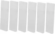 PERSELOSO 6pcs Portable Tongue Scraper Storage Box Plastic Travel Case Tongue Scraper Accessories Holder Easy Open for Travel and Home