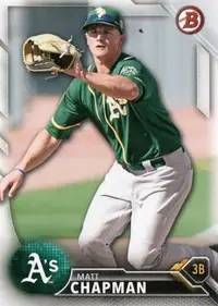 在飛比找Yahoo!奇摩拍賣優惠-MATT CHAPMAN 2016 Bowman Draft