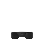 Alaïa Logo Stamp Large Flex Belt 70,65 black
