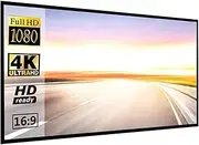 Projector Screen 100 Inch 120 Inch 150 Portable Foldable for Home Theater Outdoor Indoor(60 inch)