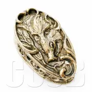 Hand-Casted Metal Knife Pommel Bolster WILD BOAR for Custom Knives Making Handle
