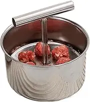 Meatball Maker, 6/12 Holes Stainless Steel Meatball Maker Tool, Anti-Stick Kitchen Meatball Mould, Meatball Maker Machine for Dough, Shrimp Balls, Easy-to-Use Meatball Shaping Tool for Home Cooking