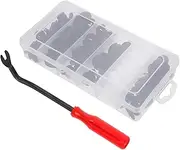MUCKLILY Auto Fastener Clips Kit Durable Car Push Rivet Clips for Bumper Door Trim and Panel Replacement Includes Tool for Easy Installation
