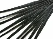10 Pieces - 18-22" Black Bleached and Dyed Long Ringneck Pheasant Tail Feathers