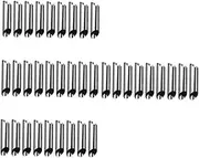 MOTHNUR 4sets Roll Molds Baking Accessory Stainless Steel for Family Party 9pcs*4
