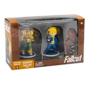 Fallout Excavator and Vault Boy (Gun) 3 inch Collectable Figures Set (A)