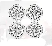 4PCS HubCap Compatible for Tesla Model 3 18 Inch Wheel Caps Automobile Replacemen Hub Cap Full Rim Cover Accessories 2018-2023(Silver)