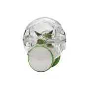 Chef'n Vibe Round Manual 7cm Garlic Chopper Roller Grinder/Crusher Mincer Clear