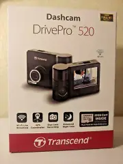 Transcend Dashcam DrivePro 520 Security Camera 1080P HD Recording 32GB Card NIB