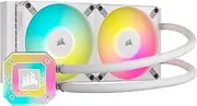CORSAIR iCUE H100i Elite CAPELLIX XT Liquid CPU Cooler - White - AF120 RGB Elite Fans - 240mm Radiator - Intel® LGA 1700, 1200, 115X, 2066, AMD® AM5, AM4