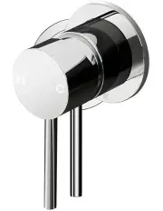 [Cefito] Basin Round Brass Faucet Shower Bathtub Mixer Wall Tap in Chrome