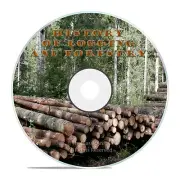 LOGGING, REDWOOD, OLD TIME LUMBER MILLS FILMS, WOOD FOR WAR DVD J34