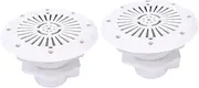 Kisangel 2 Pcs Swimming Pool Main Drain in- Drain Accessory for Pool Lightweight Easy Install