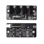 PCIe Expansion Card 4 Way Gen 2 X 1 PCIe Packet Switch 4P for Raspberry Pi #HELG