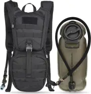 Tactical Molle Hydration Pack Backpack with 3L TPU Water Bladder Military
