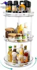 3 Tier Lazy Susan Turntable Cabinet Organizer Spice Storage Rack, Rotating Kitch