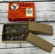 Vintage Prym Snaps For Machine Or Hand Sewing 1 Gross Box Size 2/0
