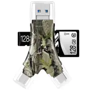 SD Card Reader for iPhone/ipad/Android/Mac/Computer/Camera,4 in1 Micro SD Car...