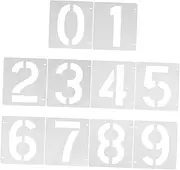 10Sheets Painting Stencils for Durable Graffiti Templates for Crafts School Projects and Home Decoration Safe Reusable and Easy to Clean