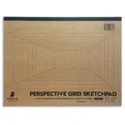 | Drawing Perspective (1 and 2-Point) Large Sketch Pad (1 Point - 9 x 12)