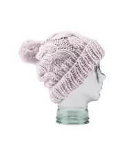 Volcom Hand Knit Beanie Women's Hat, Calcite