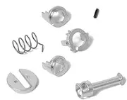 QONXIX 7PCS Car Door Lock Barrel Cylinder Repair Kit, for, for BMW, X3 E83 X5 E53 Front Left Right 51217035421 Door Lock Barrel Cylinder