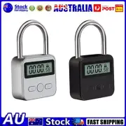 Timing Padlock Metal Timer Lock 99 Hours Max Digital Heavy Duty Home Security