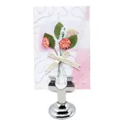 Decoration Stand Table Number Plate Holder Name Card Stand Stainless Steel Clip