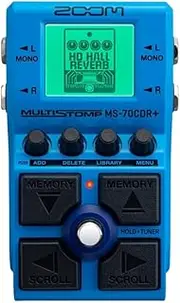 Zoom MS-70CDR+ MultiStomp Guitar Pedal with 149 Modulation, Chorus, Delay, Reverb Effects