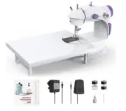 Varmax 201 Sewing Machine with Extension Table Electric White