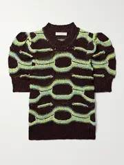 [Ulla Johnson] Ulla Johnson - Alba Knitted Top - Brown - x small x small Brown
